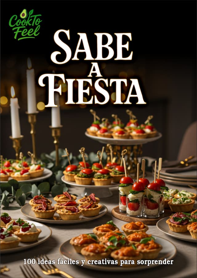 Portada ebook Sabe a Fiesta — 100 recetas de canapés y bocados para negocio de microcatering y eventos